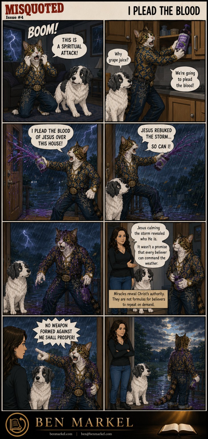 Misquoted Issue 3 I Plead the Blood comic featuring Luna, Yada, and Erika.