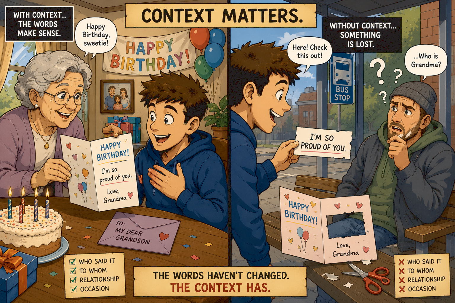Illustration for Study 5: Context