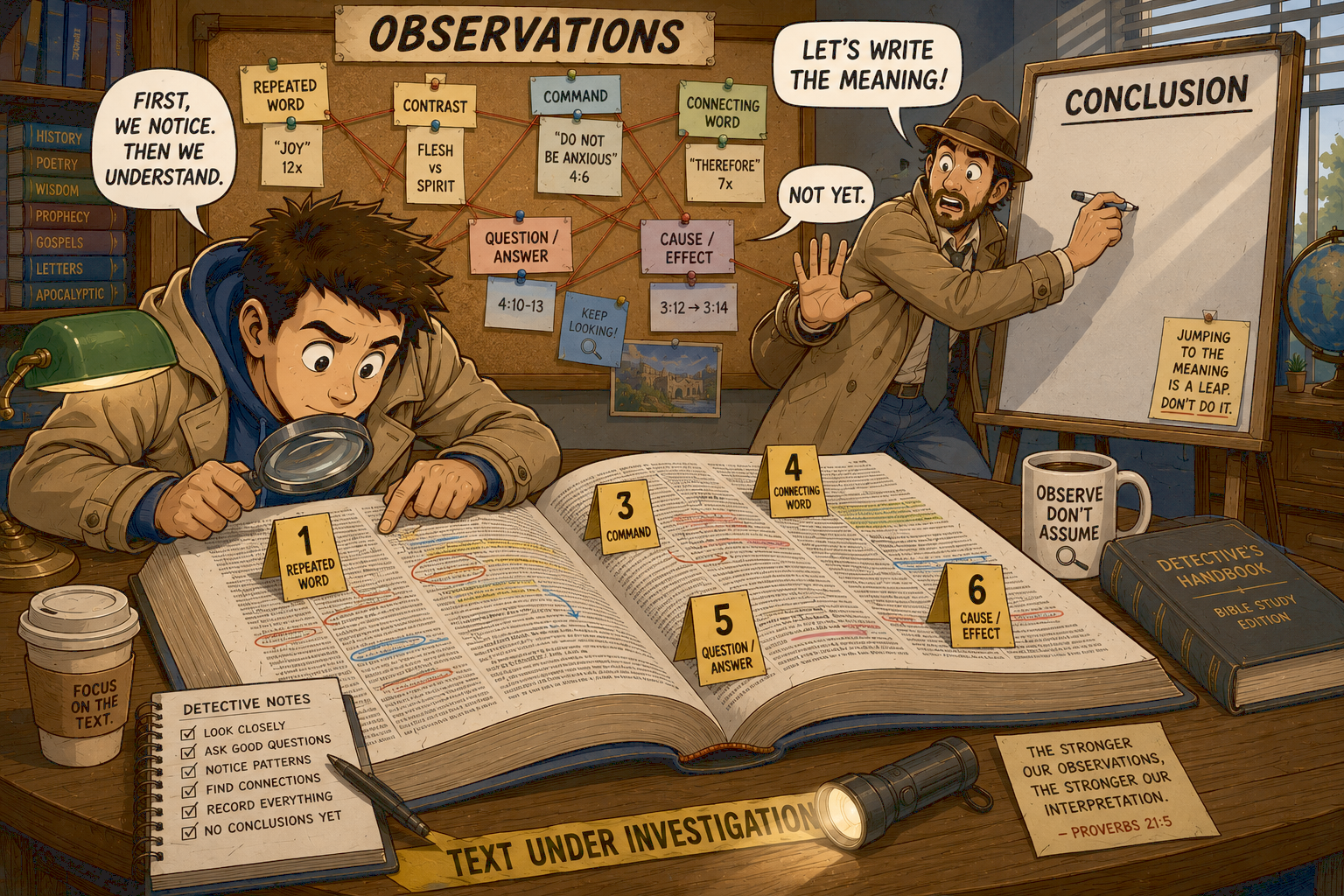 Illustration for Read It Again Study 7: Learning to Notice