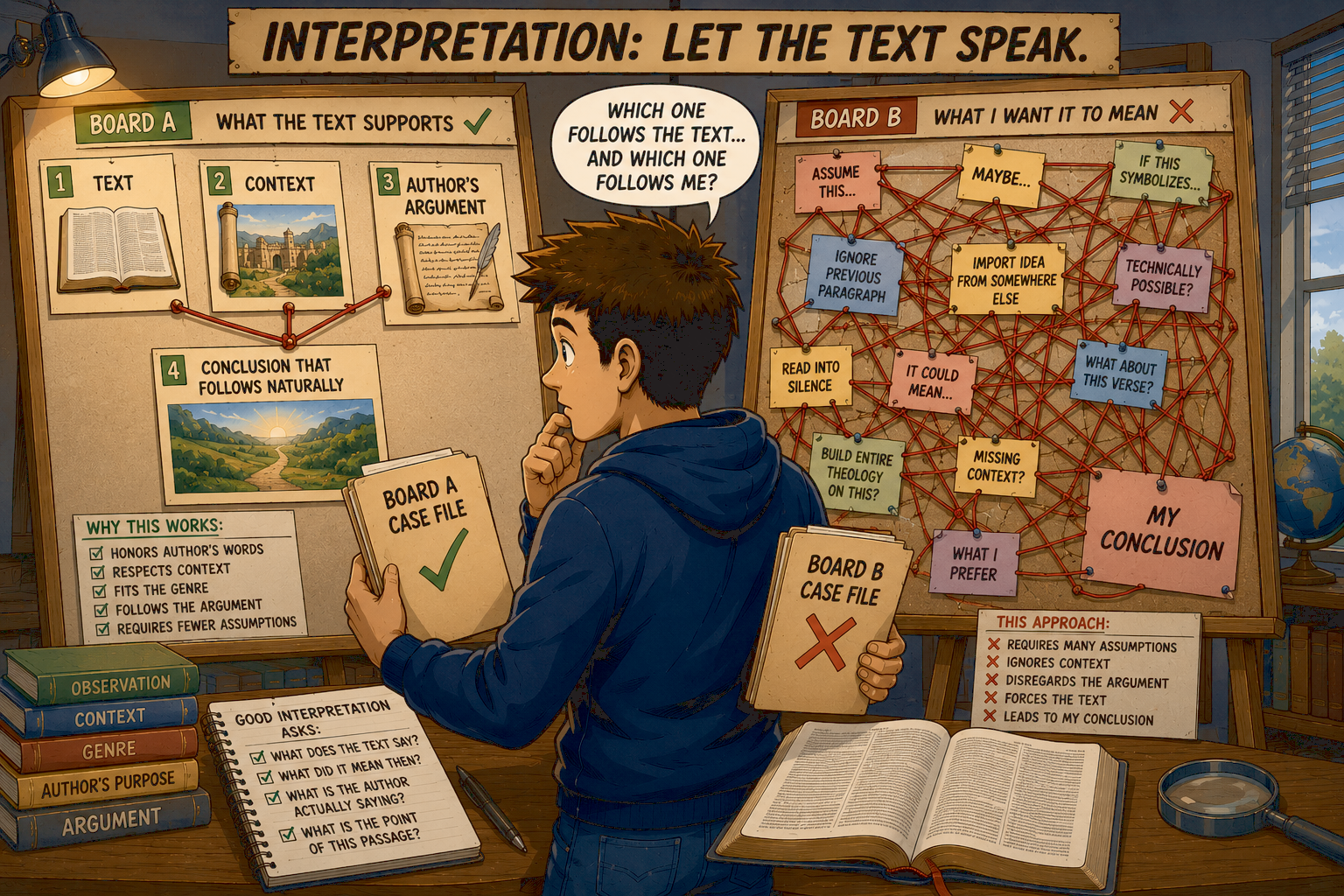 Illustration for Read It Again Study 8: Interpretation