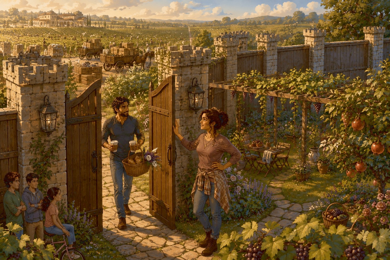 Illustration for Song of Songs Study 11: The Little Sister and the Vineyard