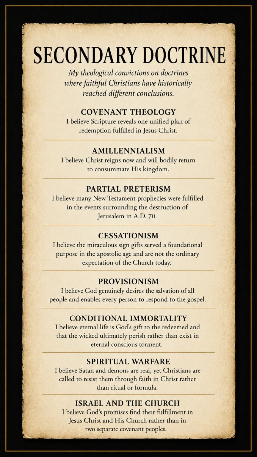 Secondary Doctrine